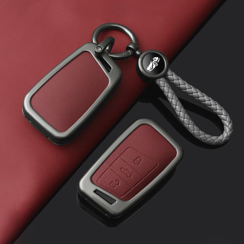 Interior Mouldings Zinc Alloy Car Key Case Cover Shell for VW Volkswagen Magotan GTE Passat B6 B7 B8 CC Skoda Fabia Superb Kodia