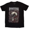 T-shirt Pantera Teschio Serpente Logo Band Logorato Uomo Ufficiale Nuova Nera Taglia
