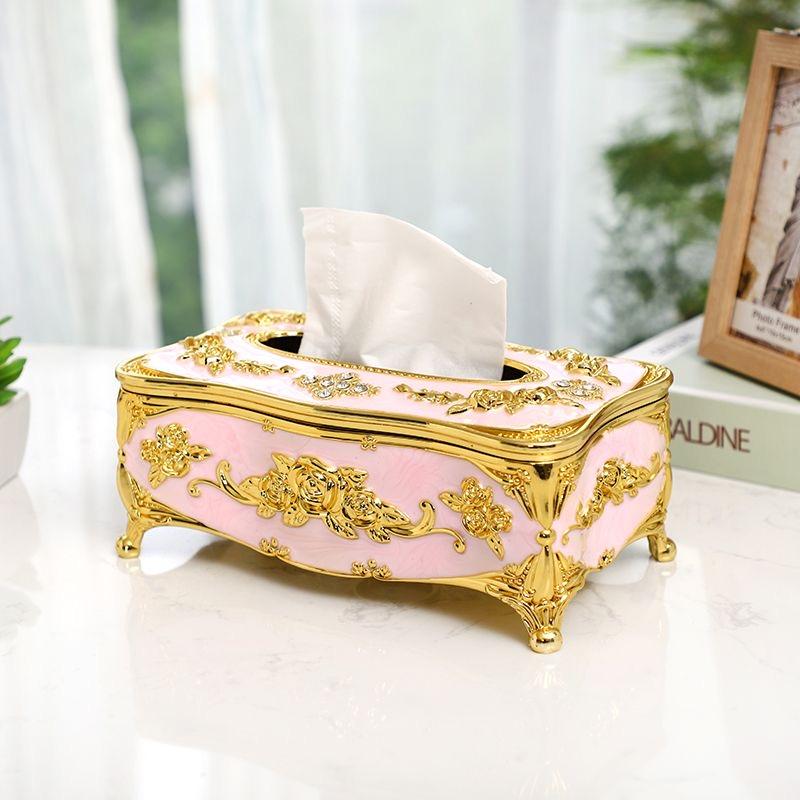European Style Tissue Box – High-End Napkin Holder for Home or Hotel Use