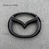 AAEU1 nero/argento per 6 Emblema Cofano Anteriore Paraurti Posteriore Bagagliaio Cerchi Adesivo Distintivo Styling Accessori Auto