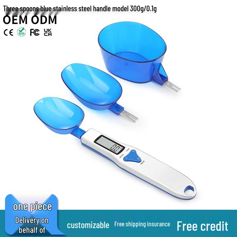 Digital Kitchen Measuring Spoon Scale 0.1g Precision for Baking & Cooking