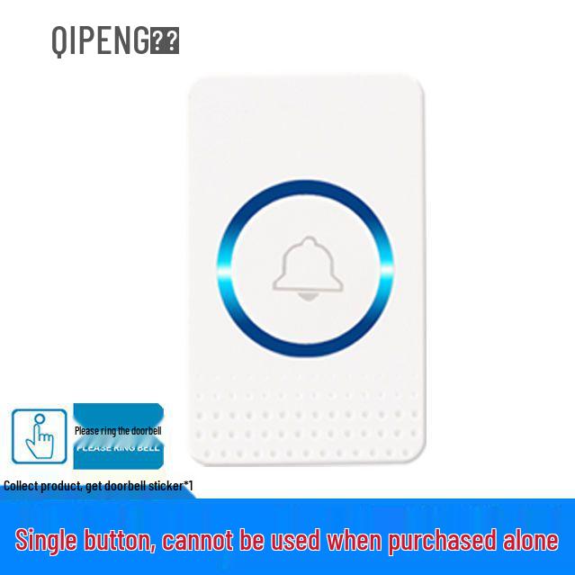 Smart Long-Distance Wireless Doorbell: One-to-One & Two-to-One Remote Control Call Button for Home Use