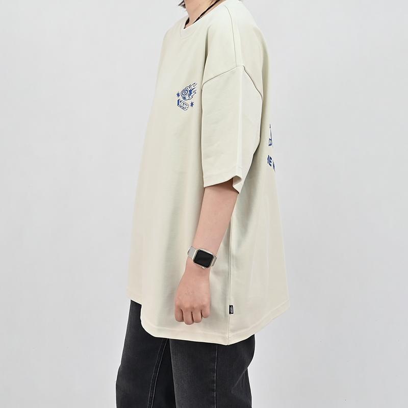 Vans Off The Wall Casual Series Simple Round Neck Versatile Short Sleeve T-Shirt Men Tops VN000RA72N1