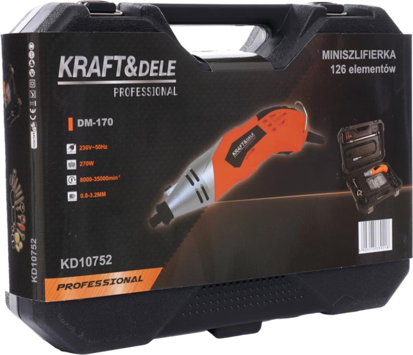 Mini grinder 270W + accessories 126 pcs KD10752