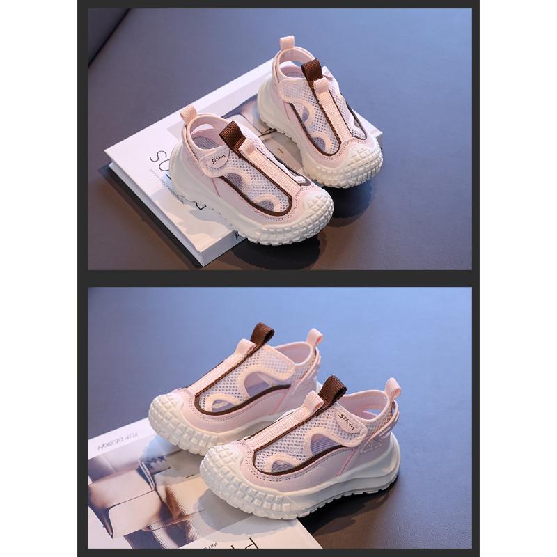 New summer outdoor casual sports sandals, hollow breathable mesh shoes for girls
