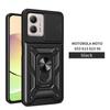 For Moto G13 G23 G53 Car Magnetic Holder Ring Protect Cover For Motorola Moto G53 G13 G23 5G Camera Shockproof Armor Case