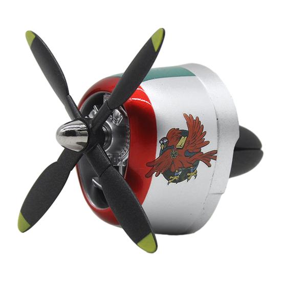 

Зажим для вентиляционного отверстия истребителя P-47 с ароматом, модель классического самолета, декор для автомобиля, вращающийся пропеллер и высвобождение аромата, универсальное украшение для большинства вентиляционных отверстий B