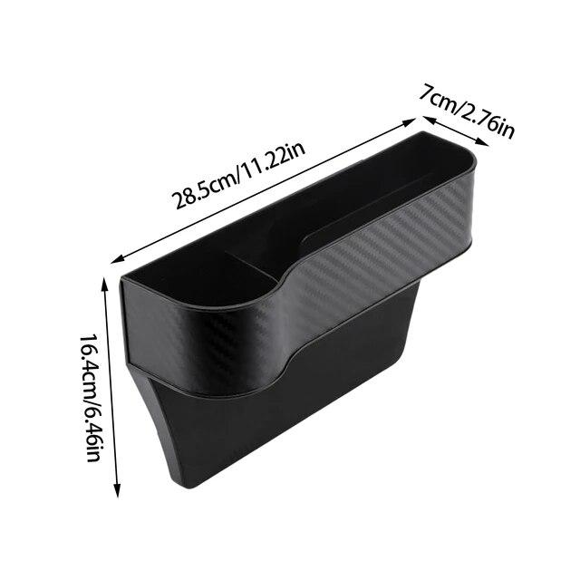 Car Seat Gap Filler Organizer Box Car Front Seat Storage Holder ABS Auto Seat Crevice Slit Organizers Box Universal Car Interior