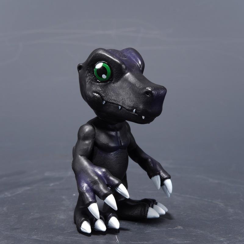 

10 см Фигурка Агумона Черно-Белого из Digimon Аниме Модель Статуэтка Коллекция Настольное Украшение Орнамент Игрушка Подарок Для Фанатов Подходит для Детей Развлекательная Забавная Игра