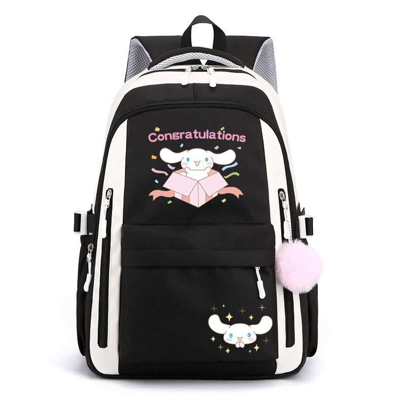 Cartoon Puppy Printed College Style Backpack Student Casual Schoolbag Large Capacity Student Schoolbag