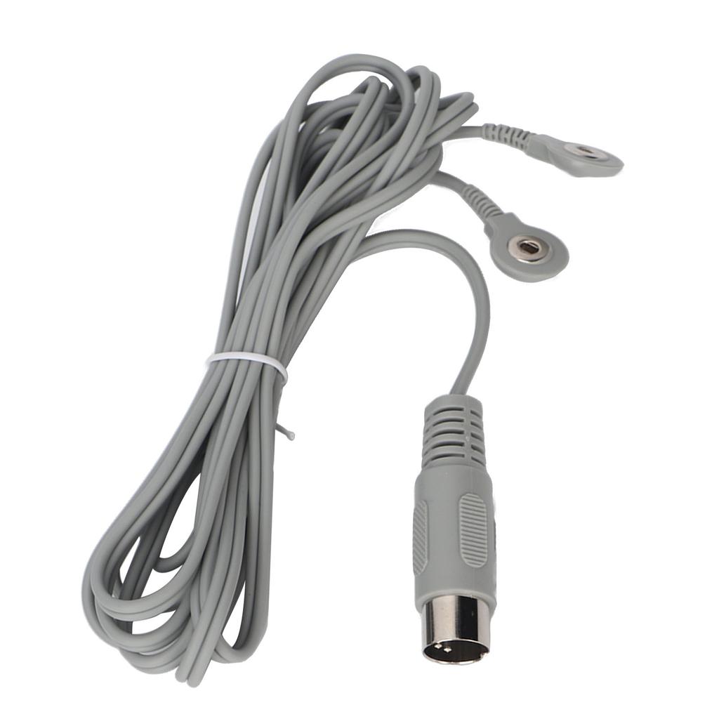 Electrodes Lead Wire 2 Snap Connector 5P Physical Therapy Portable Electrodes Wire Cable for