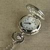 Women Circular Pocket Watch Vintage Hollow Out Chain Quartz Pocket Watch Souvenir Gift