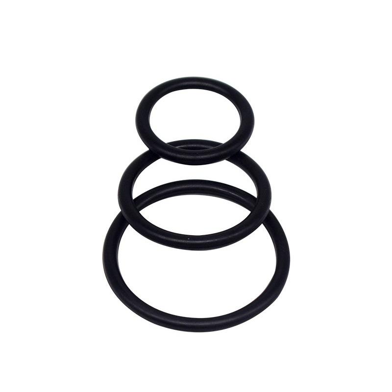 WAKEWAY 3/4PCS Penis Ring Penis Ring Condom Penis Trainer Delayed Ejaculation High Elasticity Durable Toy for Men