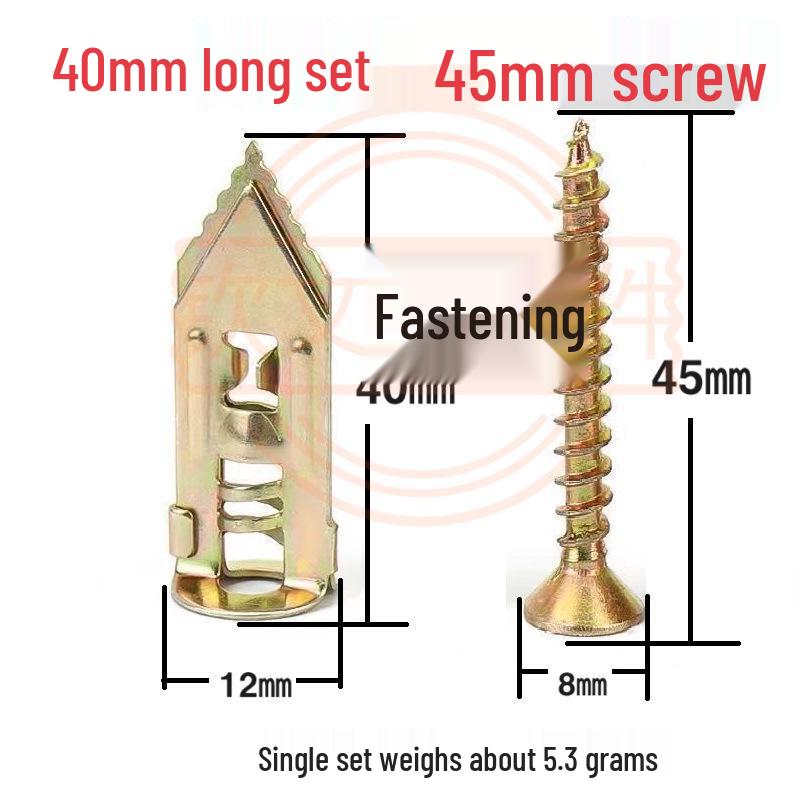 High Strength Colored Zinc Gypsum Board Expansion Screw