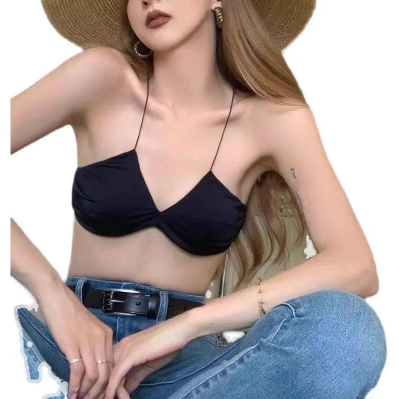 "Women's Summer Yoga Sports Bra and Tube Top"