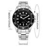 Steel Band Quartz Men's Watch - Sea Ghost Fashion Alloy Watch