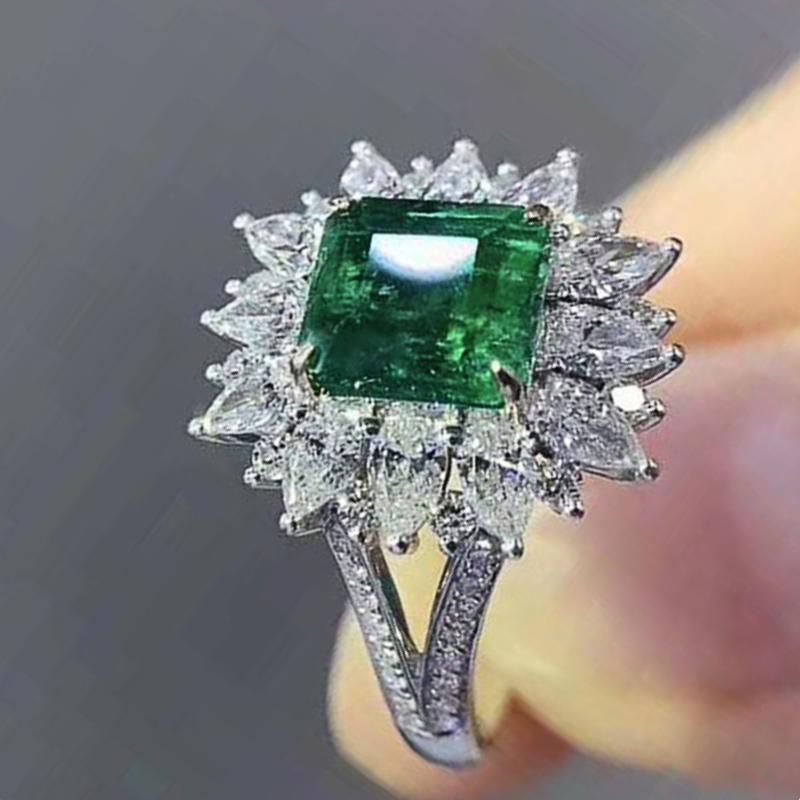 

CAOSHI Fashion Luxury Party Rings for Women Aristocratic Lady Accessories with Brilliant Zirconia Chic Anniversary Gift Zircon 6