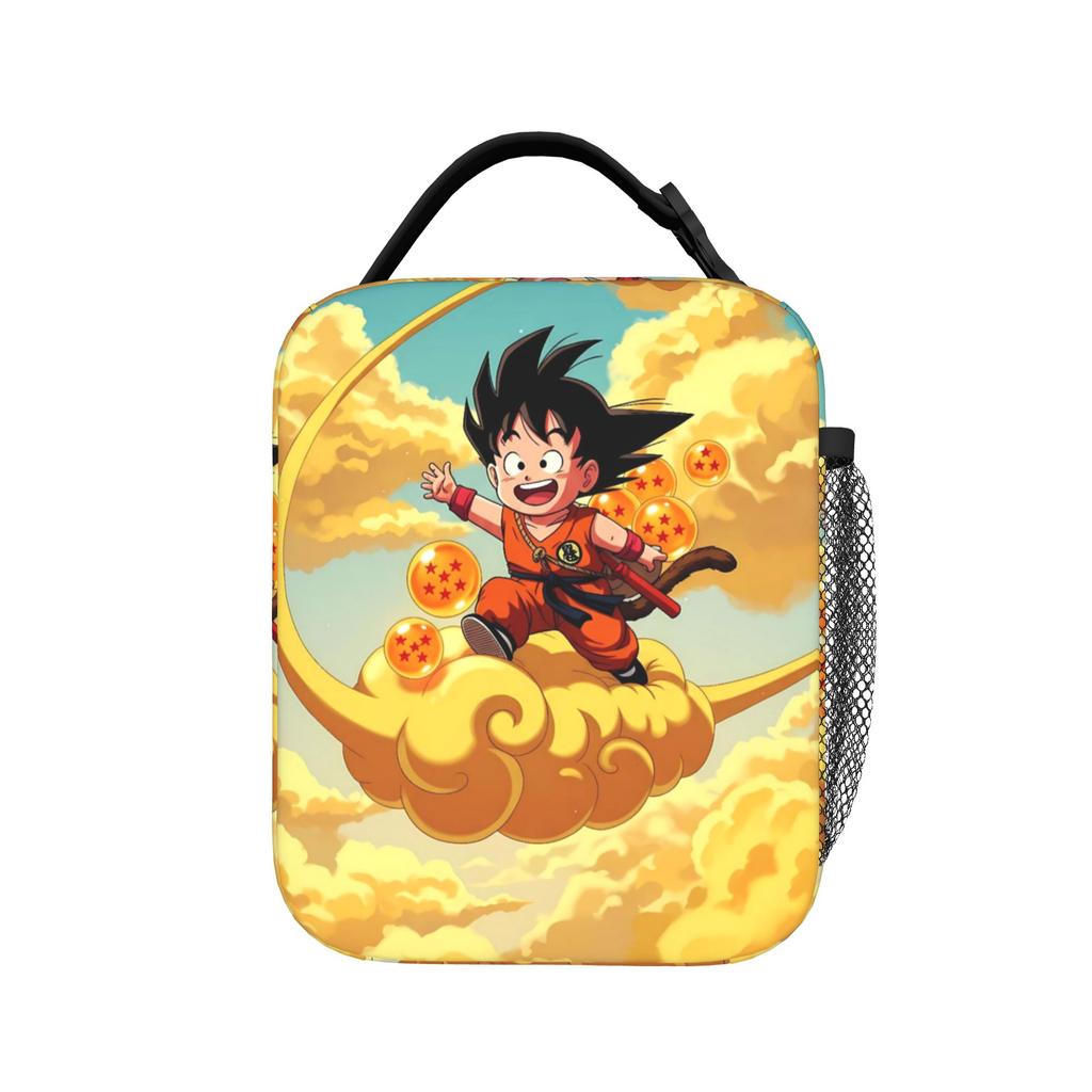 Charizard Smoke Sky Anime Lunch Box Field Picnic Lightweight Lunch Box For Girls Oxford Print Cooler Carrier Reliable Choice for Travel Needs