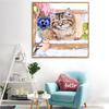 DIY Diamantstickerei Sale Katze Diamantmalerei Vollrunde Diamanten Mosaik Kreuzstich