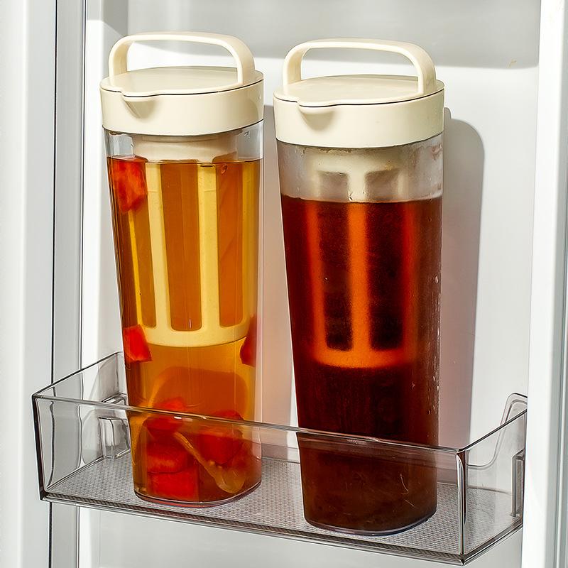 RefrigeratorCold Water KettleFruit Extraction PotHigh-temperature Resistant Cold Bubble Teapot Ice Drip Cup