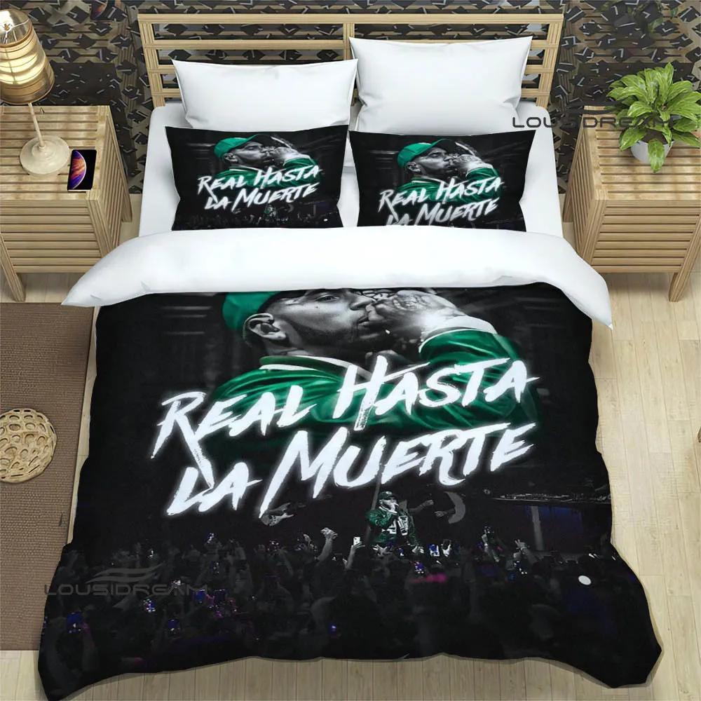 Rapper Anuel AA Printed Bedding Sets Exquisite Bed Supplies Set Duvet Cover Bed Comforter Set Bedding Set Luxury Birthday Gift