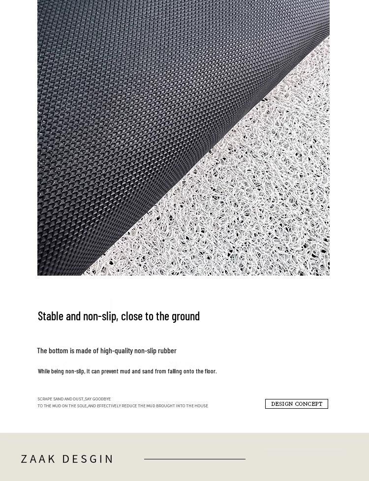 Cartoon Anti-slip Entrance Mat: Silk Loop, Dirt-resistant, Easy To Clean, Wear-resistant, Cuttable
