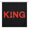 Chess Shower Curtain Horse Head International Chess Stripes Bathroom Curtains Chessboard Waterproof Board Game Bath Curtains Set