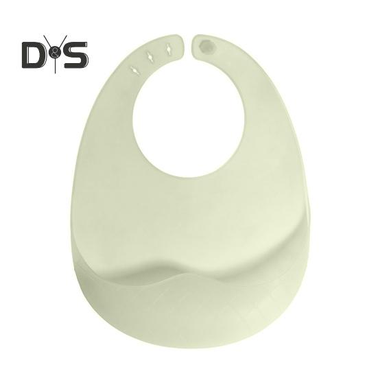 

Обеденный нагрудник для новорожденных, силиконовый нагрудник, детский карман для риса, водонепроницаемый, регулируемая длина, без запаха, безопасный, складной портативный нагрудник, детский нагрудник для еды зелёный