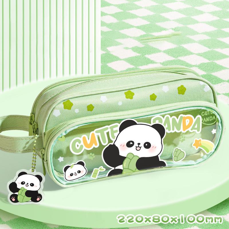 Cartoon Butter Bear Capybara Pencil Bags Large Capacity Pencil Case Student Stationery Organizer Little Bear Pencil Case Gifts