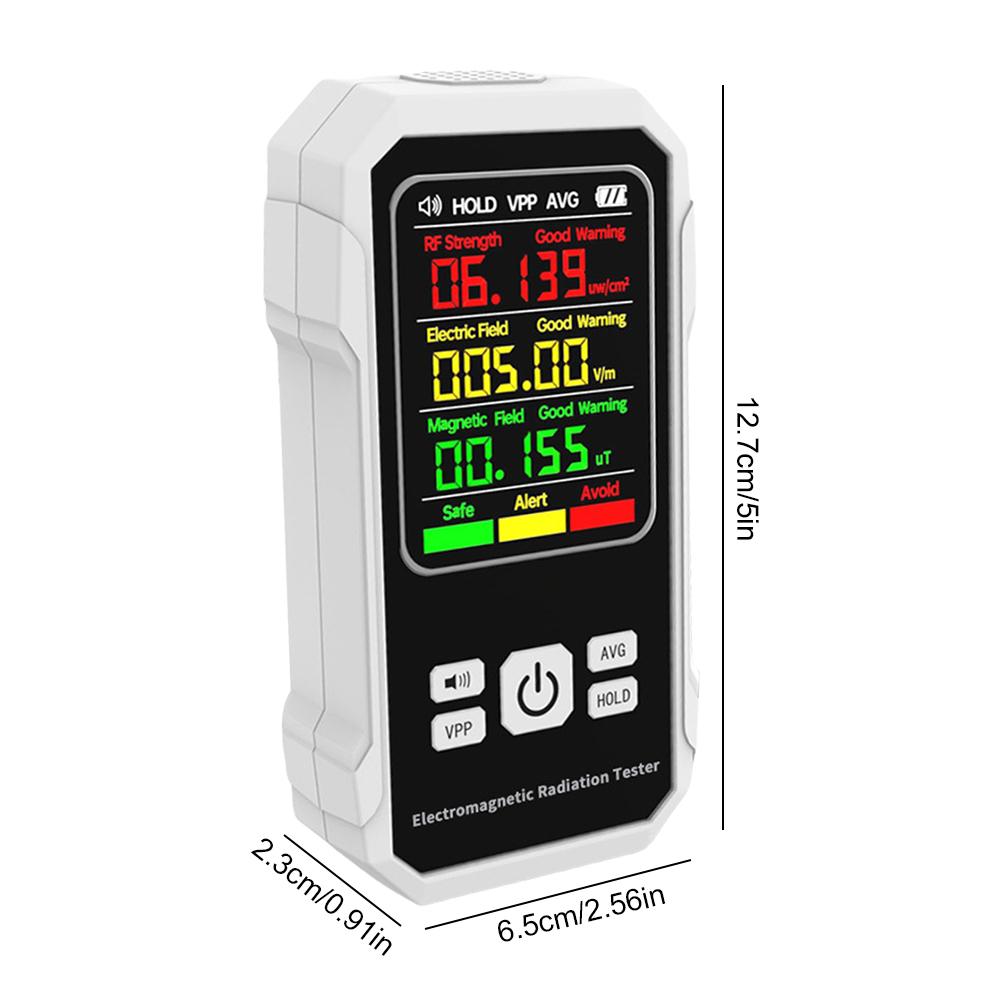 Digital EMF Meter Multi-Function Electromagnetic Detector Magnetic-field Intensity Tester for Indoor Outdoor