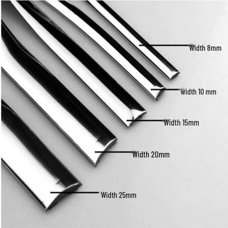 Universal Chrome Trim Decoration for Car Windows and Door Edges
