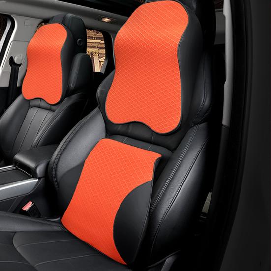 Space Memory Foam Cushion Pad Travel Headrest Head Car Pillow Lumbar Support