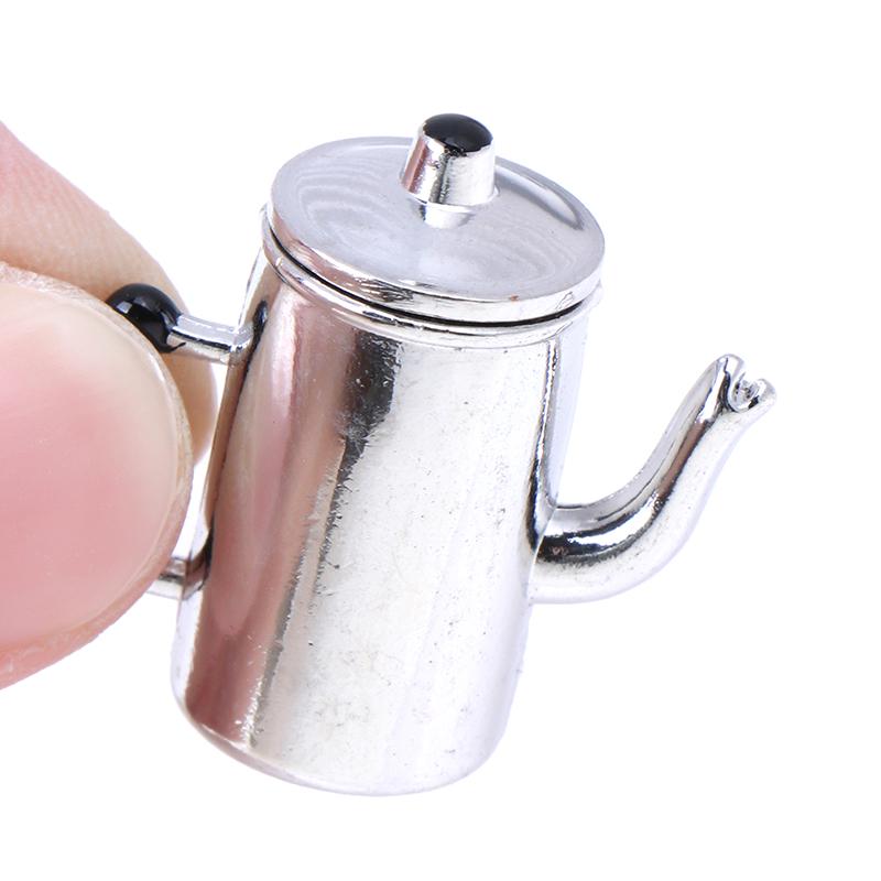 Miniatur Lebensmittel Spielszene Modell Kreatives Puppenhaus Zubehör Mini Alter Wasserkocher