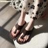 2025 Spring Summer New British Style Flip Flops Women Rivet Casual Flat Half-Slip French Sandals Slip On Flats Slides