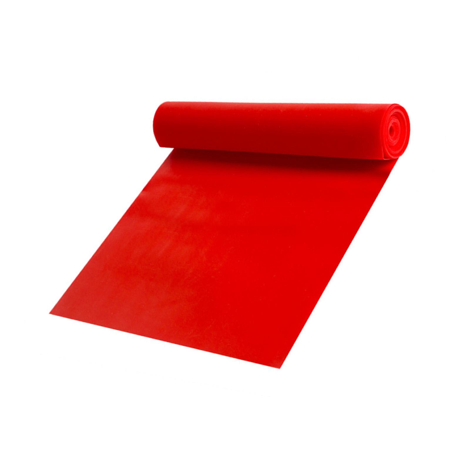 

Stretch Resistance Exercise Fitness Band 1.5m Yoga Workout Pull Rope Fitness Resistance Band Workout Bands for Home Gym червоний