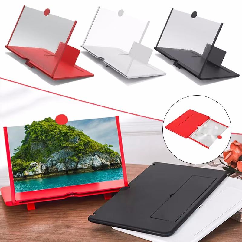 11 Inch 11 Inch Mobile Phone Screen Amplifier 1D Magnifying Glass Stand Magnifier HD Video Amplifier Foldable Phone Bracket