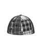 HUG YOUR SKIN Patchwork Denim Snapback (Black)