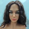 Ultra-realistic Silicone Hand-implanted Hair Semi-permanent Makeup Oral Sex  Head (detachable) Suitable for 135-172cm Sex Love Doll Accessory
