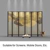 1pcs Wooden Room Divider Stand Movable Wheel Base Privacy Screen Holder Feet For Home Office Hotel Partition Support Brackets