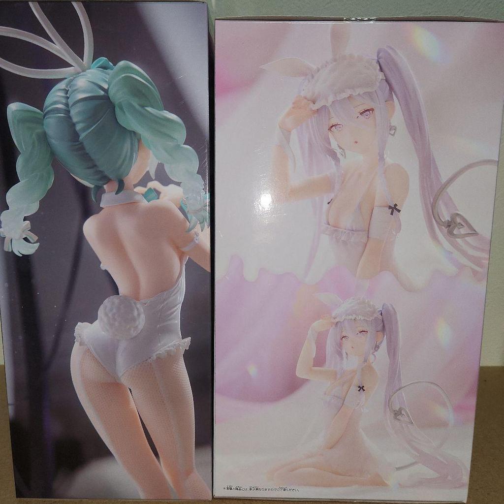 [USED] Hatsune Miku and Sugar Shiromando Figures by Rurudo