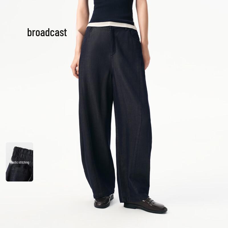 

Broadcast Women s Retro Loose Fit Banana Jeans XL