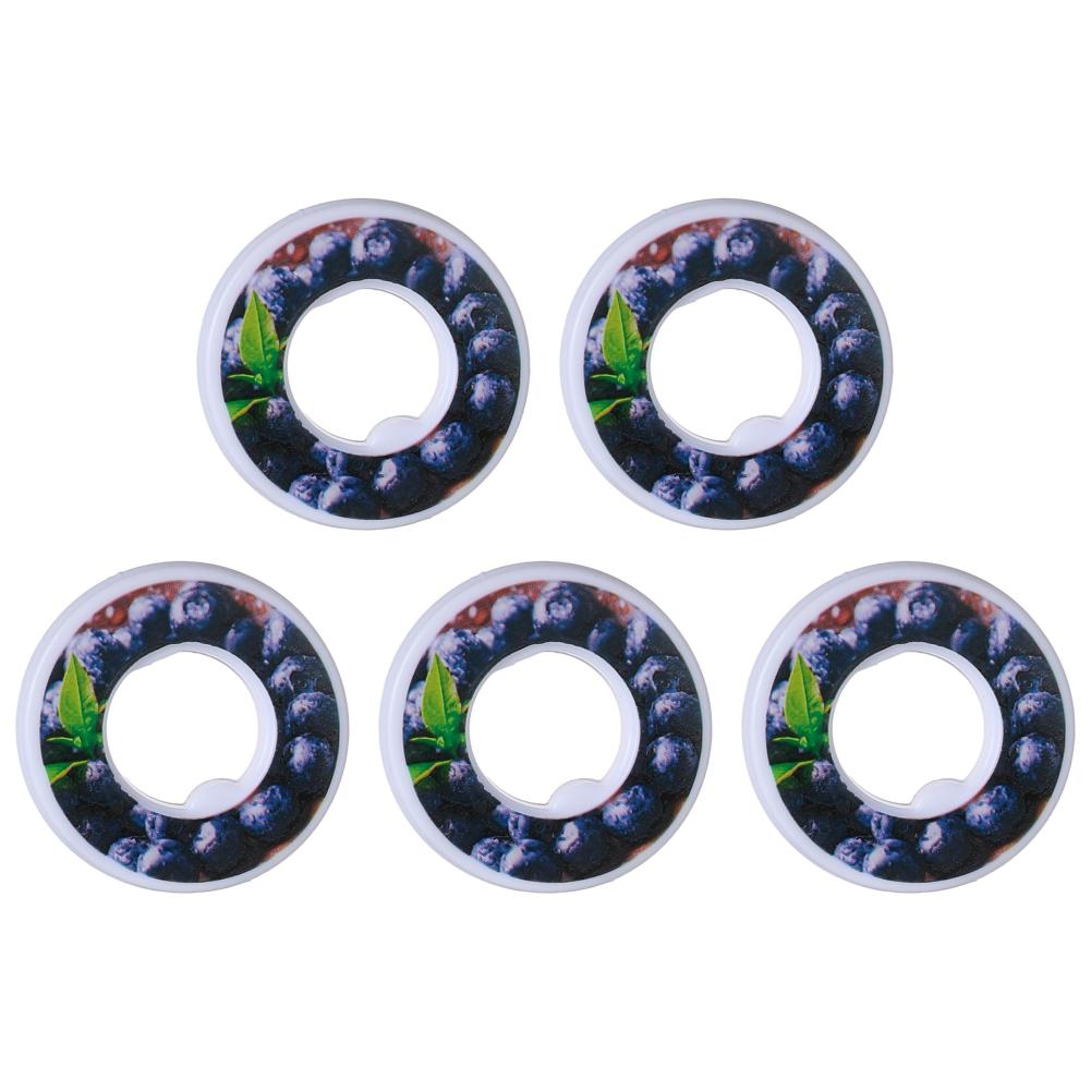 1-5 Stück Luftgeschmacks-Kapseln Wasserflaschen-Geschmackskappen Fruchtduft-Kapseln für Wasserflaschen Sport-Wasserbecher-Ringe für Outdoor-Sport