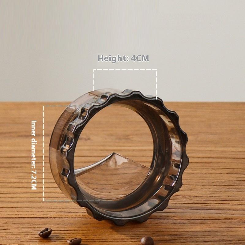 Universal Coffee Tamper For Moka Pot Rotary Powder Dosing Ring Coffee Distributor Leveler Abs Food Grade Material Espresso Tool