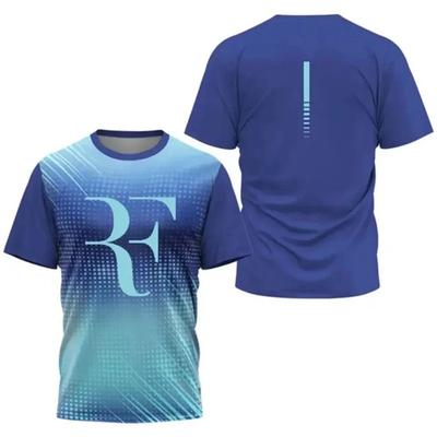 Camiseta Esportiva de Verão Confortável e de Secagem Rápida para Homem para Fitness ao Ar Livre, Pista, Badminton, Ténis de Mesa, Manga Curta