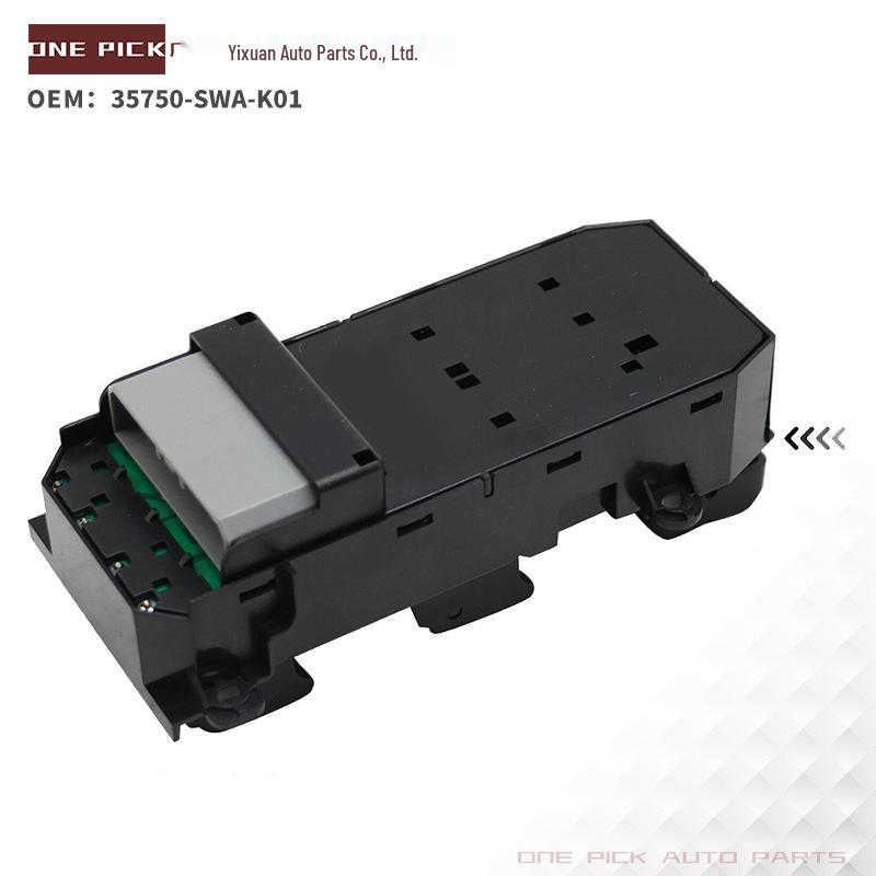 35750-SWA-K01: A 22-pin window regulator switch for Honda Civic.