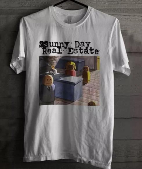 Sunny Day Real Estate Gift For Fans White TShirt All Size Unisex T-Shirt S