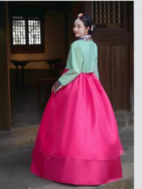 Yanji Princess Korean Ethnic Dance Costume for Women - Adult Korean Palace Performance Attire