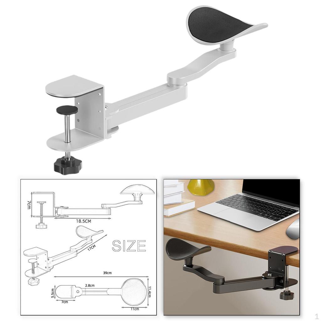 Desk Arm Support Rest Extended Heavy Duty Table Extension Platform
