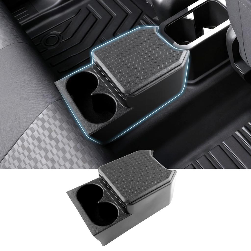 Coleya Rear Console Box for Jimny Nomad JC74 Includes Drink Storage Tray with Easy Car Accessories (5-Door) 2024~, Holder, 2-in-1 Lid, Non-Slip,