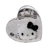Sanrio Mini Hair Set of Hello Silver ABS Ages 3 and 159034 Clips, 4, Kitty, Resin, Up,